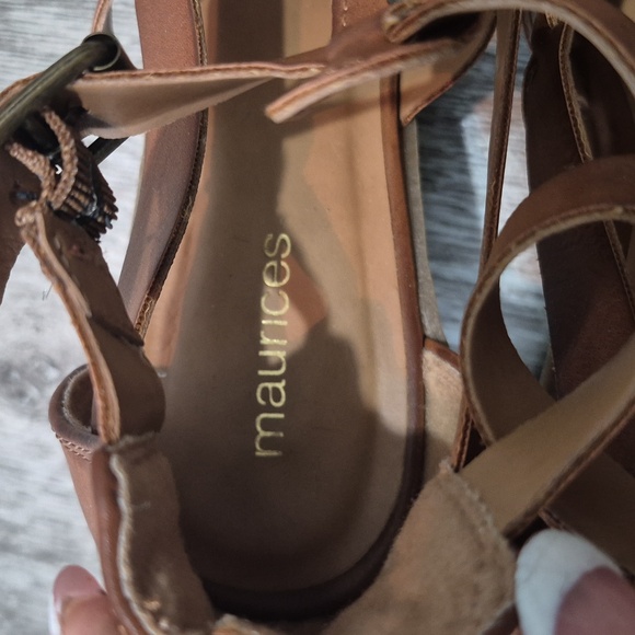 Maurices Tan Strappy Sandals‎ - Picture 2 of 5